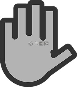 手,手指,停止