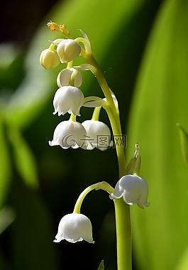五月,鈴蘭,春天