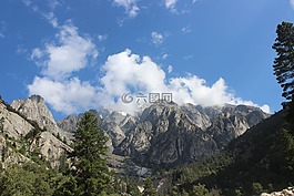 山,自然,全景