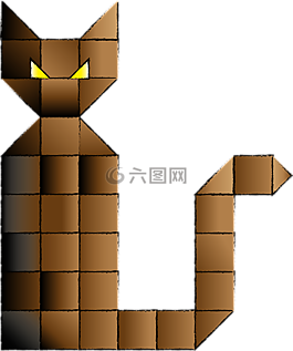 貓,現(xiàn)代,幾何