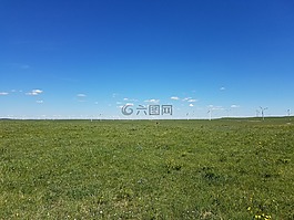 藍色的天空,新鮮的空氣,云