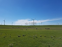 藍色的天空,新鮮的空氣,云