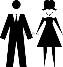 剪影,圖標,男子
