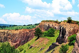 racos,火山口,紅色的