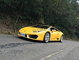 車,蘭博基尼,黃色