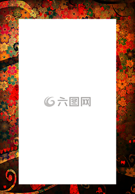 边境,模式,花的