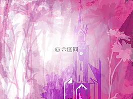 背景,教會,紫