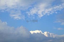 云,云山脈,天空