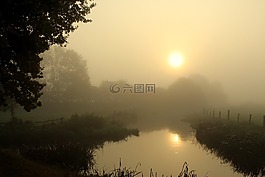 日出,秋季,心情
