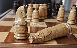 棋,国王,骑士