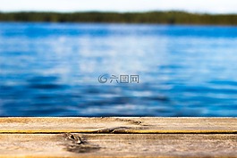 藍(lán)色,橋,海洋