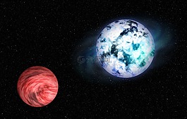 明星,宇宙,行星
