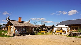 農(nóng)村,俄羅斯,景觀