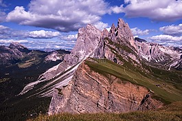 云,景觀,山
