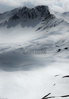 冬季,阿爾卑斯山,法國