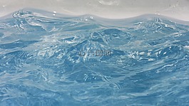 水,表面,移动
