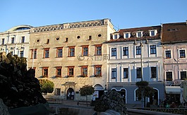 高地,banska bystrica,廣場