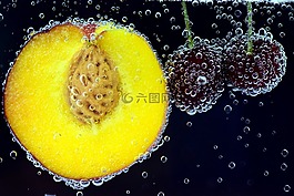 桃,櫻桃,水果