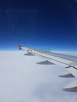 飛機(jī),天空,云