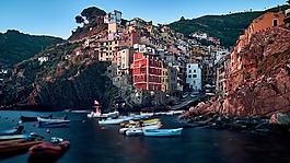 海灘,船,建筑物