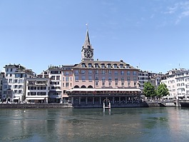 蘇黎世,河,城市