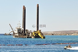 施工現(xiàn)場,起重機,重機