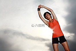 模型,體育,曝光