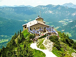 貝,kehlsteinhaus,阿爾卑斯山