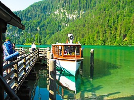 konigsee,貝,阿爾卑斯山