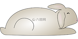 兔子,棕色,复活节
