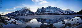 大提頓,雪山,湖泊