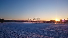 日落,自然,日出