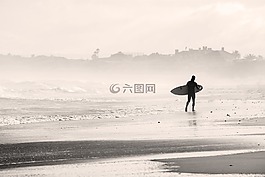 海灘,海洋,戶外