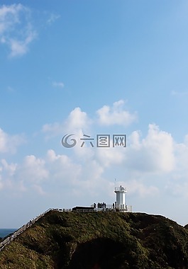 天空,燈塔,濟(jì)州