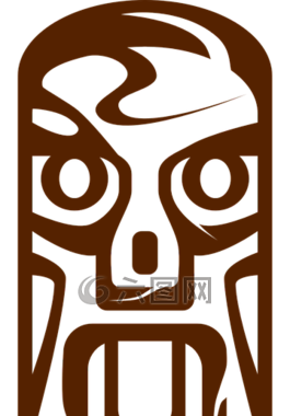 臉,部落,木材