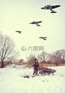 战争,飞机,德国人