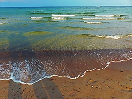 愛情,海灘,波