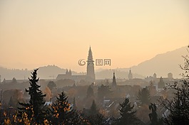 弗賴堡,全景,明斯特