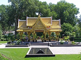 花園,寺,公園