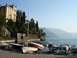 科莫湖,湖,夏季