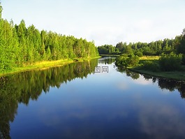 俄羅斯,河,水
