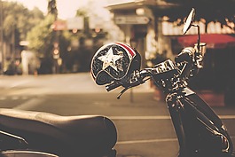 舵,摩托車,路