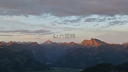 阿爾高,日出,山