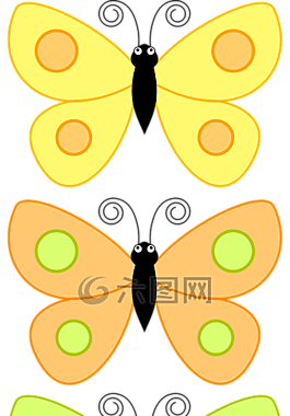 蝴蝶,昆蟲,丁香