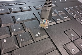 網絡,網絡電纜,鍵盤