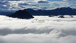 小雪,山,高山
