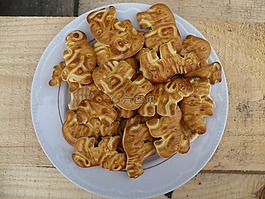 餅干,布朗,食品