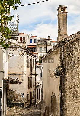希臘,skopelos,喬拉