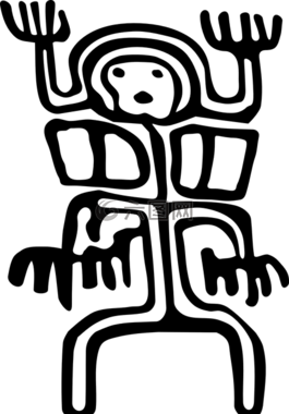 petroglyph,哥倫比亞,古代