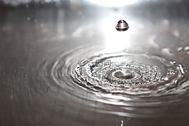 下降,水,液體